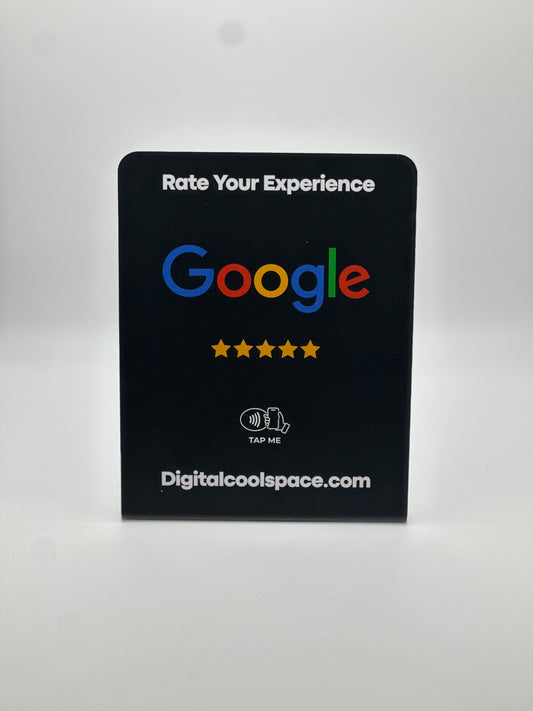 Digital Cool Space Google Review Stand